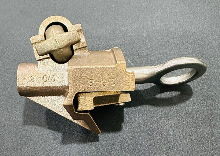 Manufacturing of Bronze Aluminum Hot Line Clamp in India
